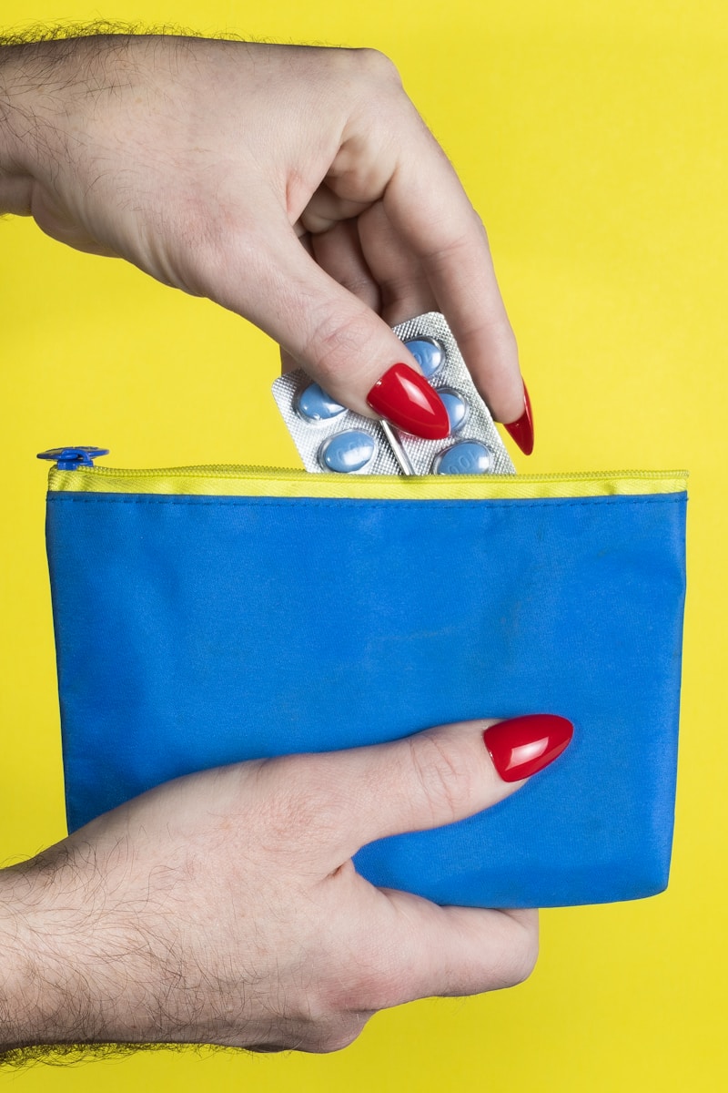 viagra pillen in een portemonnee