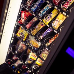 coca cola bottle in vending machine